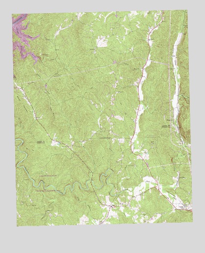 Talking Rock, GA USGS Topographic Map