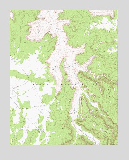 Tall Mountain NW, AZ USGS Topographic Map