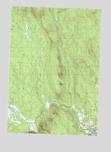 Bloomfield, VT USGS Topographic Map