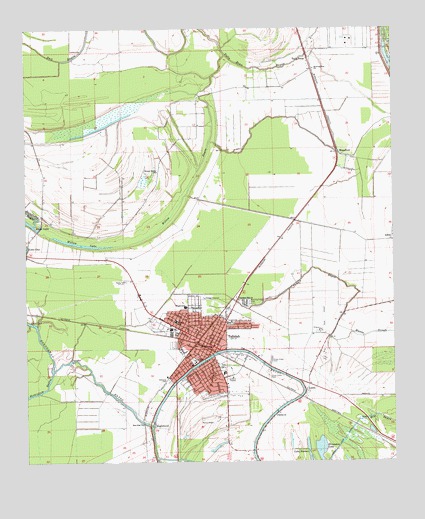 Tallulah, LA USGS Topographic Map