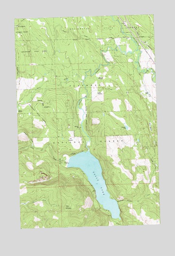 Tally Lake, MT USGS Topographic Map