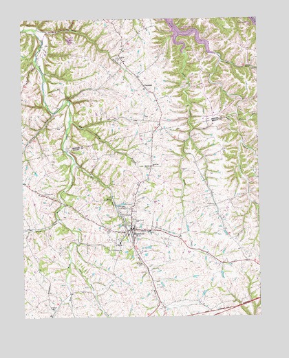 Bloomfield, KY USGS Topographic Map