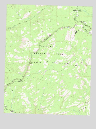 Tamarack Flat, CA USGS Topographic Map