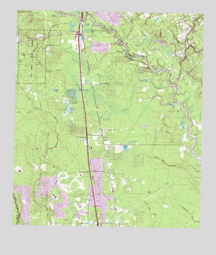 Tamina, TX USGS Topographic Map