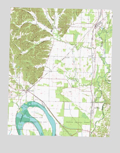 Tamms, IL USGS Topographic Map