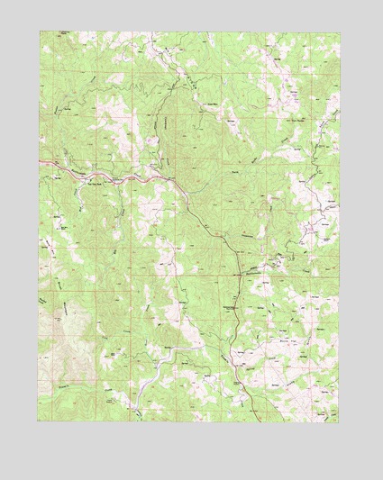 Tan Oak Park, CA USGS Topographic Map