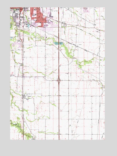 Tangent, OR USGS Topographic Map