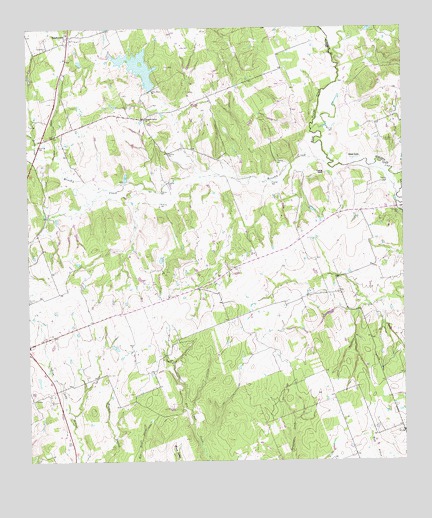 Tanglewood, TX USGS Topographic Map