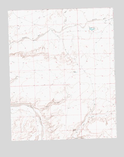 Tanner Lake, NM USGS Topographic Map