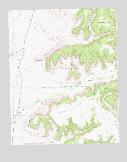 Tanner Mesa, CO USGS Topographic Map