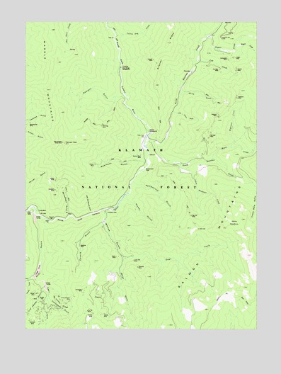 Tanners Peak, CA USGS Topographic Map