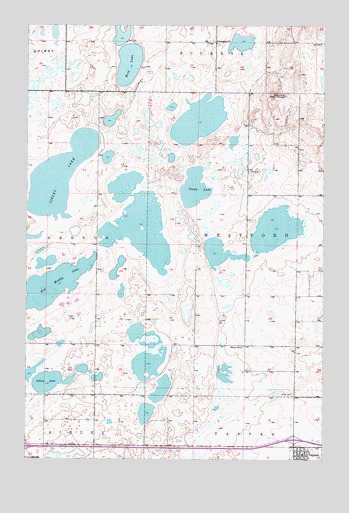 Tappen North, ND USGS Topographic Map
