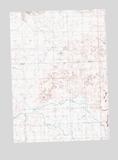 Tapper Lake, ID USGS Topographic Map