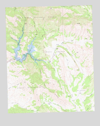 Tar Spring Ridge, CA USGS Topographic Map