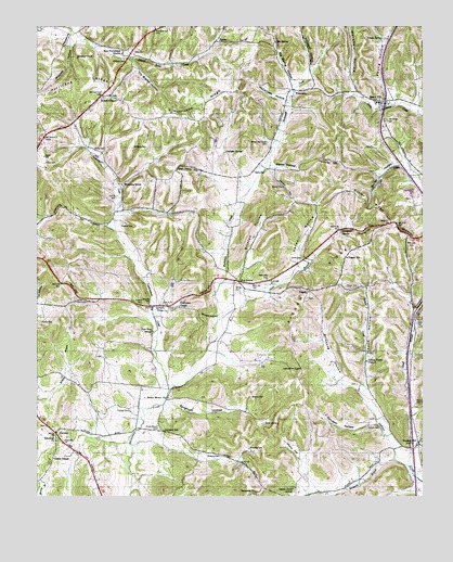 Tarpley, TN USGS Topographic Map