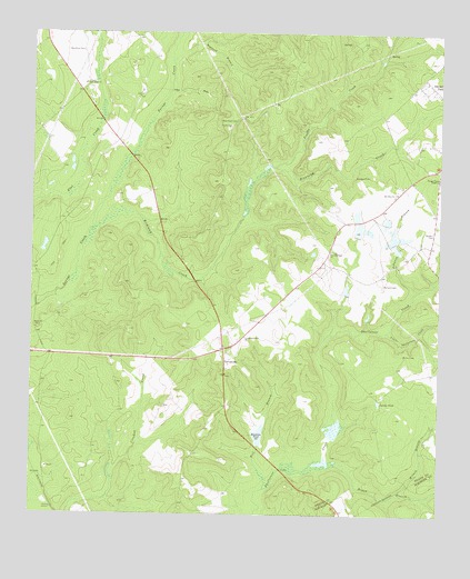 Tarversville, GA USGS Topographic Map