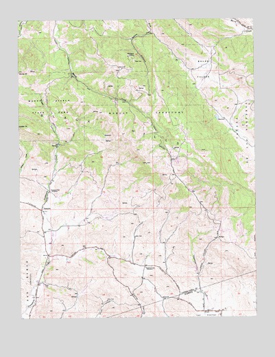 Tassajara, CA USGS Topographic Map