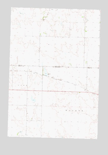 Tatanka Lake, SD USGS Topographic Map