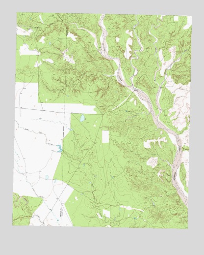 Tate Arroyo, TX USGS Topographic Map