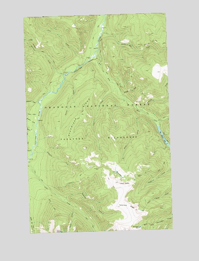 Tatoosh Buttes, WA USGS Topographic Map