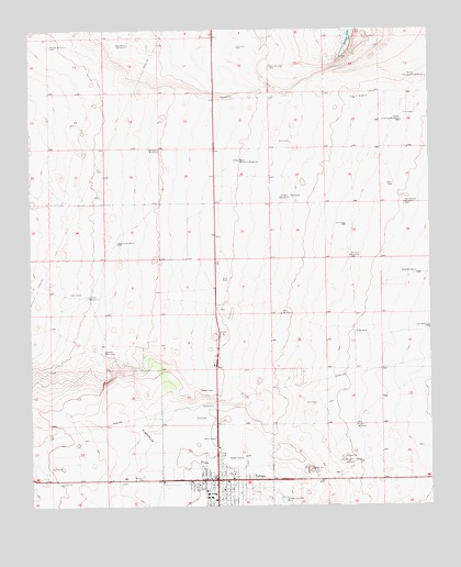 Tatum North, NM USGS Topographic Map