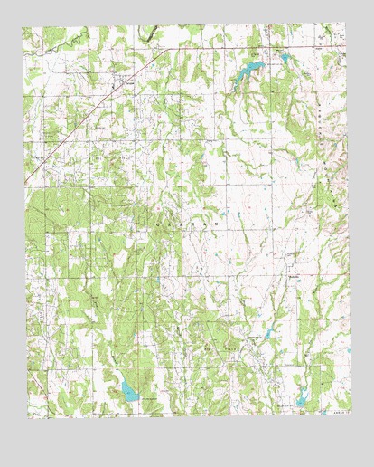 Tatums, OK USGS Topographic Map
