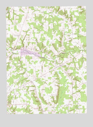 Blooming Valley, PA USGS Topographic Map