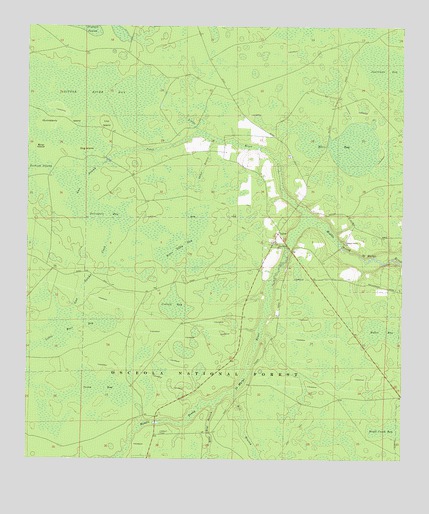 Taylor, FL USGS Topographic Map