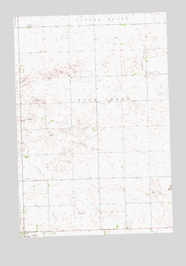 Taylor Butte SE, ND USGS Topographic Map