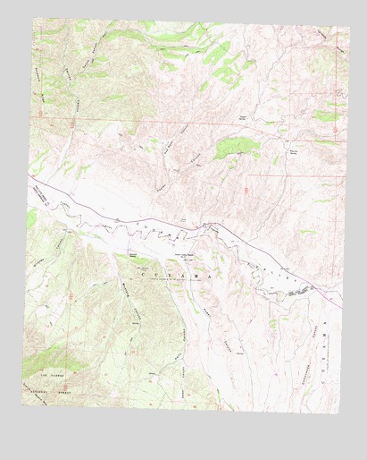 Taylor Canyon, CA USGS Topographic Map