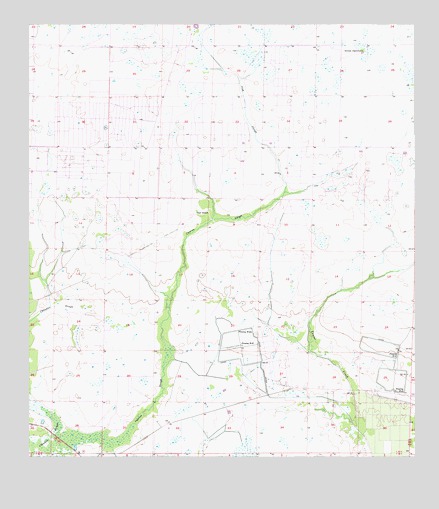 Taylor Creek NW, FL USGS Topographic Map