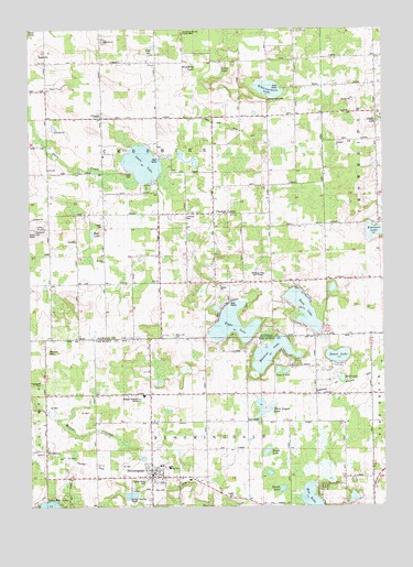 Bloomingdale, MI USGS Topographic Map