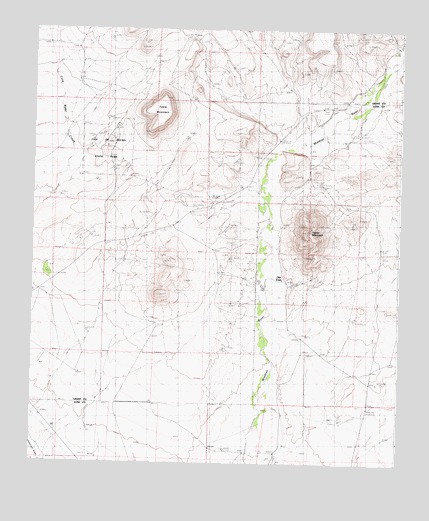 Taylor Mountain, NM USGS Topographic Map