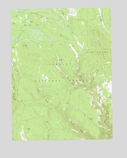 Taylor Mountain, UT USGS Topographic Map