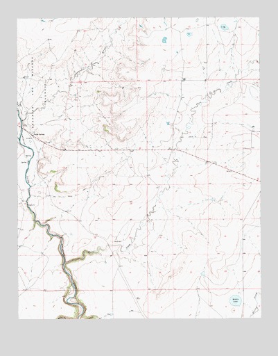 Taylor Springs, NM USGS Topographic Map