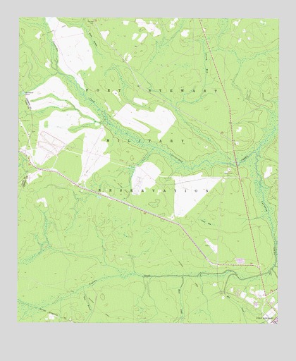 Taylors Creek, GA USGS Topographic Map