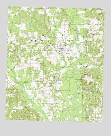 Taylorsville, MS USGS Topographic Map