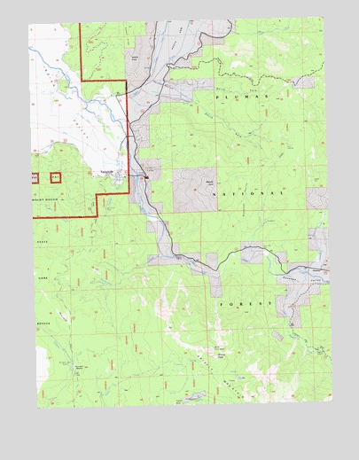 Taylorsville, CA USGS Topographic Map