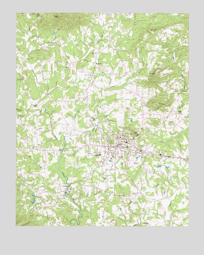 Taylorsville, NC USGS Topographic Map