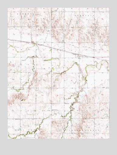 Bloomington, KS USGS Topographic Map