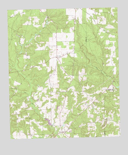 Tazewell North, GA USGS Topographic Map