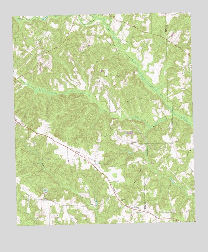 Tazewell South, GA USGS Topographic Map