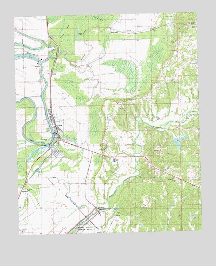 Tchula, MS USGS Topographic Map