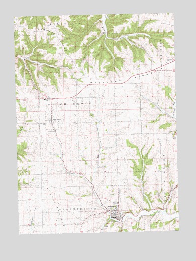Bloomington, WI USGS Topographic Map