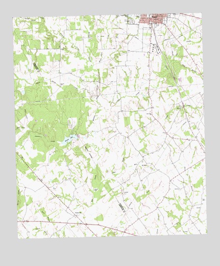 Teague South, TX USGS Topographic Map