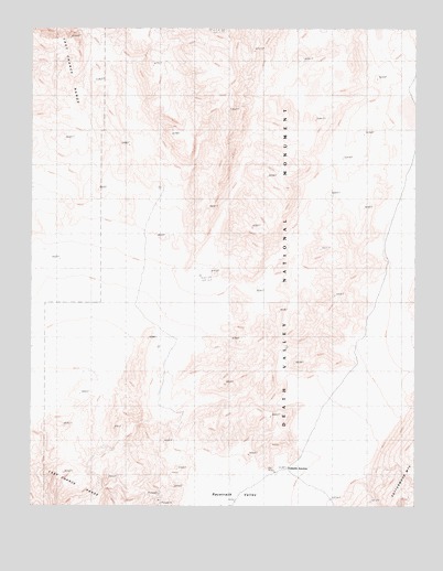 Teakettle Junction, CA USGS Topographic Map
