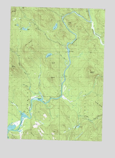 Teakettle Ridge, NH USGS Topographic Map