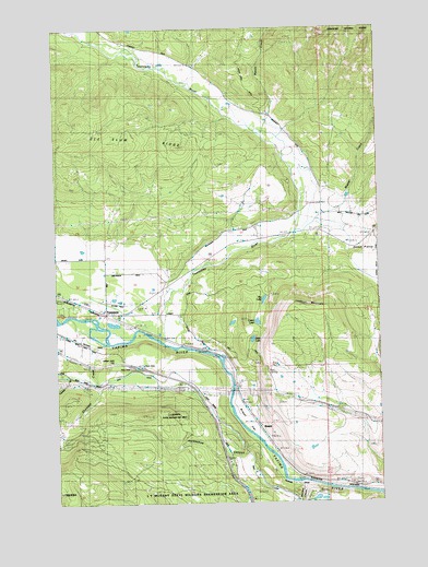 Teanaway, WA USGS Topographic Map
