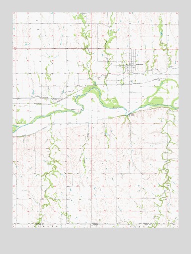 Bloomington, NE USGS Topographic Map