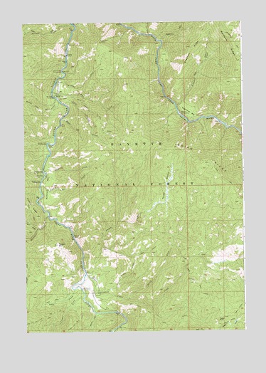 Teapot Mountain, ID USGS Topographic Map
